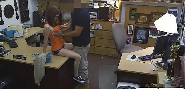  Tight woman rammed by horny pawn dude at the pawnshop